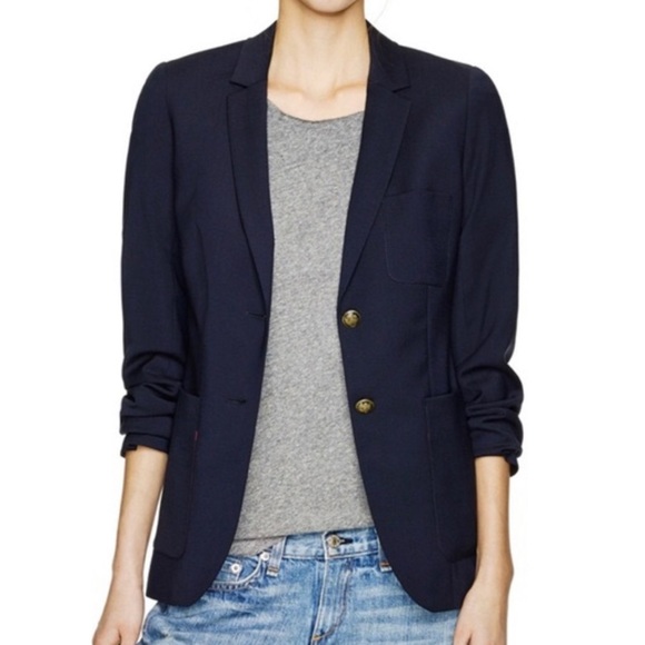 Talula Jackets & Blazers - Aritzia Talula Navy Wool-blend Exeter Blazer Size 4